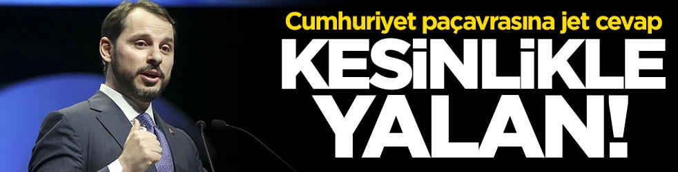 Bakan Albayrak'ın avukatından Cumhuriyet'in asılsız haberine yalanlama