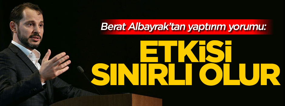 Bakan Albayrak'tan flaş ABD açıklaması