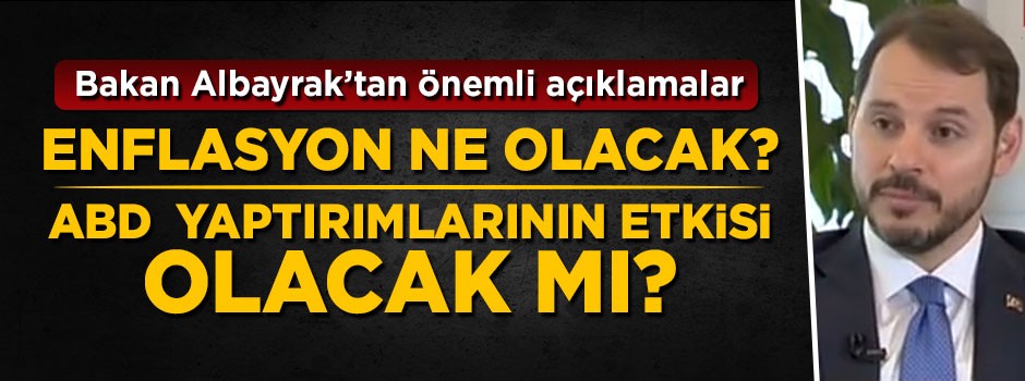 Bakan Albayrak'tan önemli açıklamalar