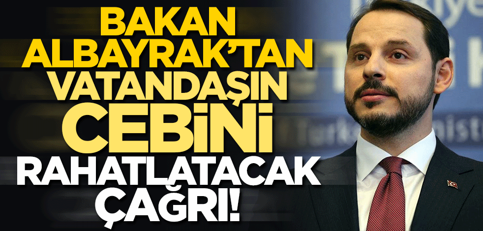 Bakan Albayrak'tan vatandaşın cebini rahatlatacak çağrı: Koronavirüs tedbirlerine özel bankalar da eşlik etmeli