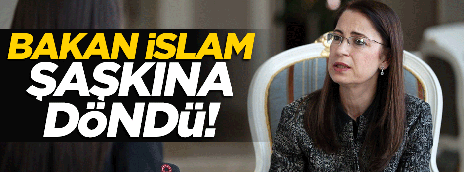 Bakan Ayşenur İslam'ı şaşırtan karşılama kuyruğu