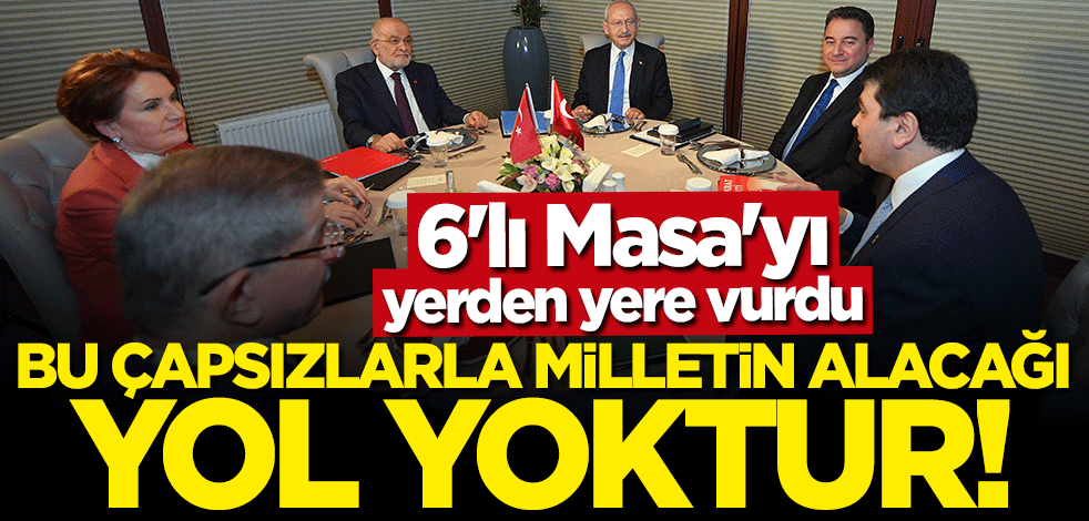 Bakan Bekir Bozdağ: Bu çapsızlarla milletin alacağı yol yoktur