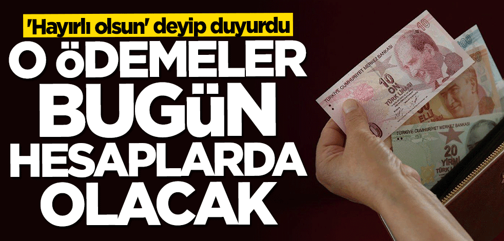 Bakan Bekir Pakdemirli duyurdu: O ödemeler bugün hesaplarda olacak!