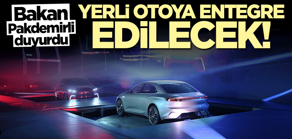 Bakan Bekir Pakdemirli duyurdu: Yerli otomobile entegre edilecek