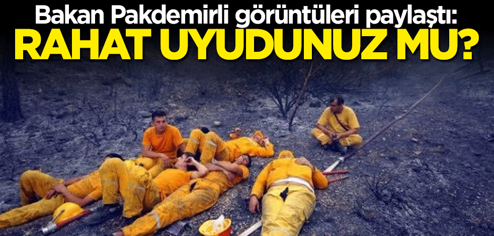 Bakan Bekir Pakdemirli paylaştı: Dün gece rahat uyudunuz mu?