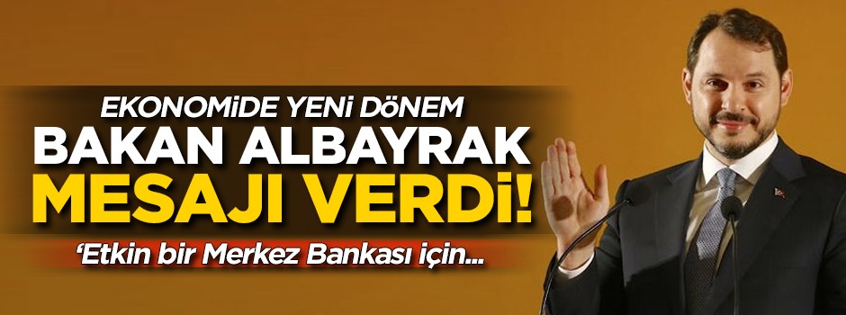 Bakan Berat Albayrak'tan yeni dönem açıklaması!