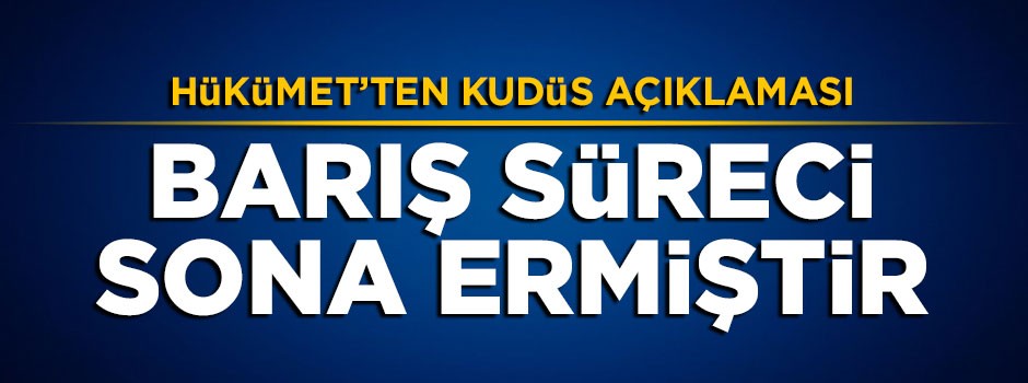 Bakan Bozdağ: Barış süreci sona ermiştir