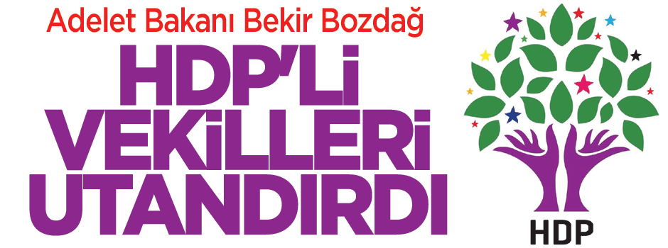 Bakan Bozdağ, HDP’li vekilleri utandırdı
