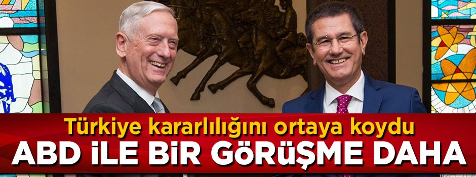 Bakan Canikli'den ABD ile yeni Münbiç görüşmesi