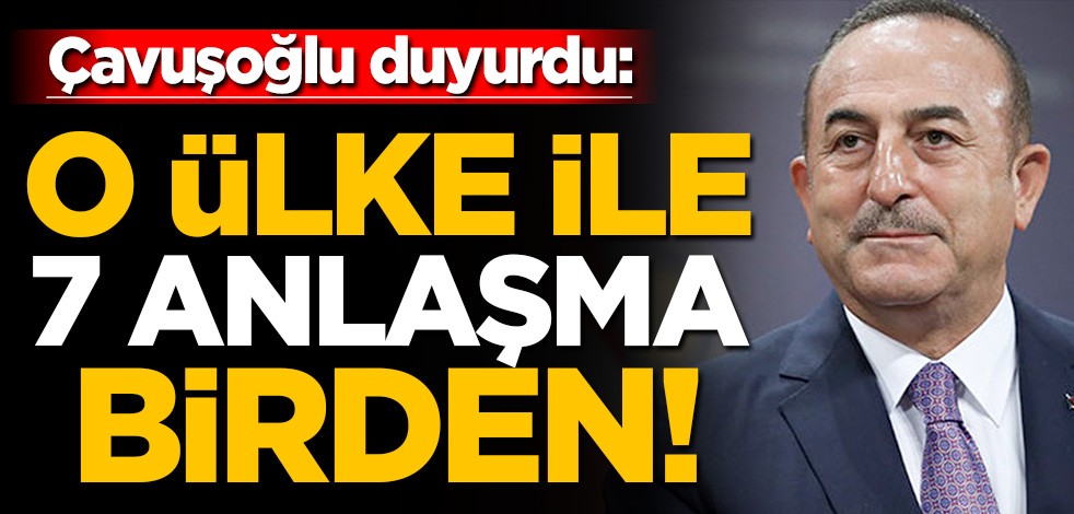 Bakan Çavuşoğlu duyurdu: Haiti ve Türkiye arasında 7 anlaşma imzalandı