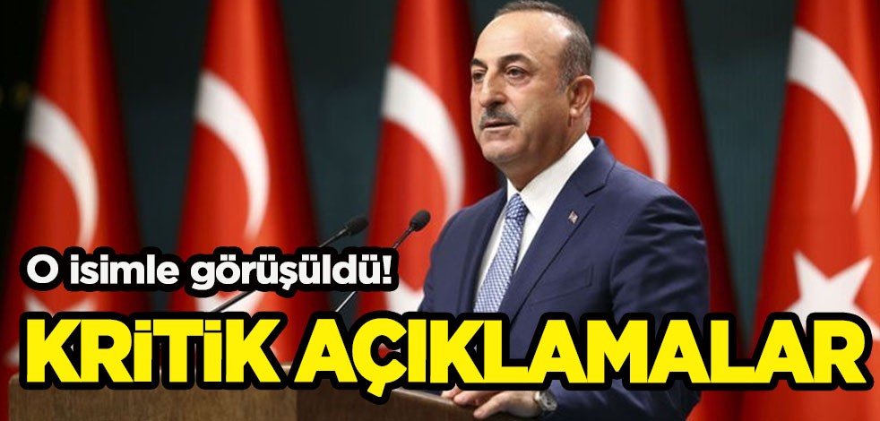 Bakan Çavuşoğlu kritik açıklamalarda bulundu! Haberi duyurdu: O isim ile iletişime geçildi, en acil ihtiyaçlar alındı!