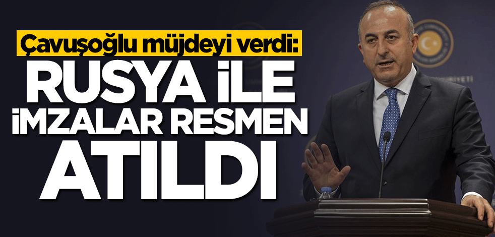 Bakan Çavuşoğlu müjdeyi verdi: Kısa bir süre içinde yürürlüğe girecek