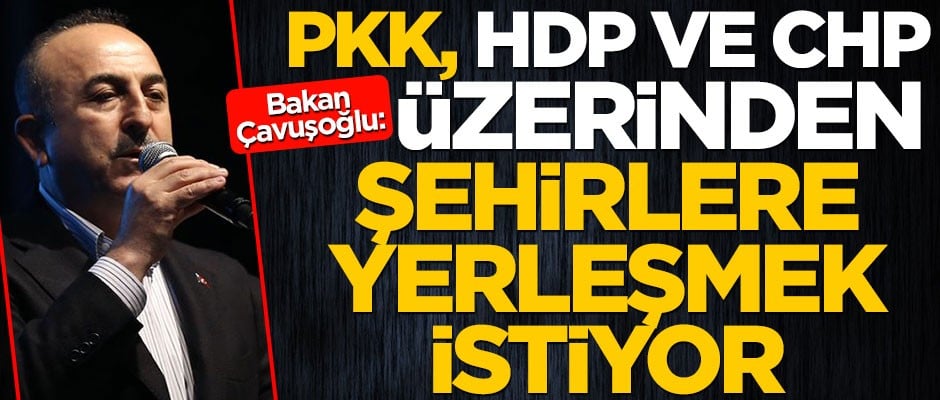 Bakan Çavuşoğlu: Ne kadar hain ve bölücü varsa bu ittifakın içinde