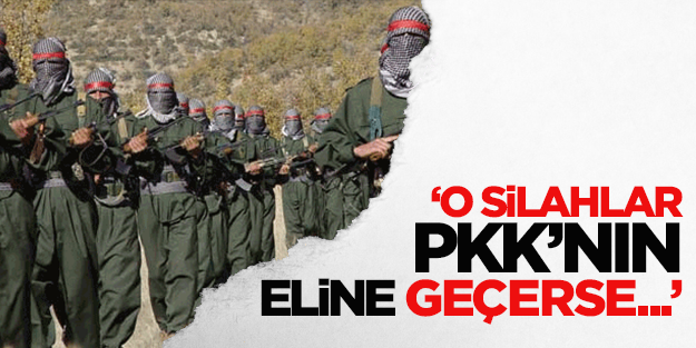 Bakan Çavuşoğlu: 'O silahlar PKK'nın eline geçmesin'