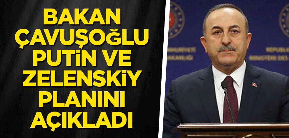 Bakan Çavuşoğlu, Putin ve Zelenskiy planını açıkladı
