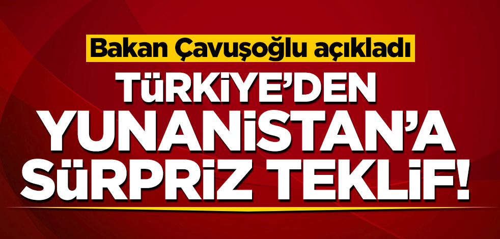 Bakan Çavuşoğlu'ndan çok net Kıbrıs açıklaması!