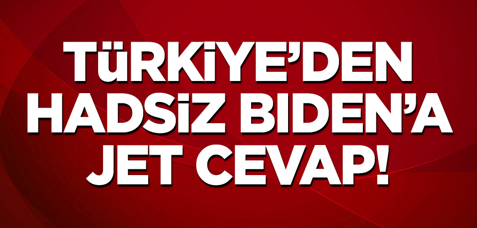 Bakan Çavuşoğlu'ndan hadsiz Biden'a jet cevap!