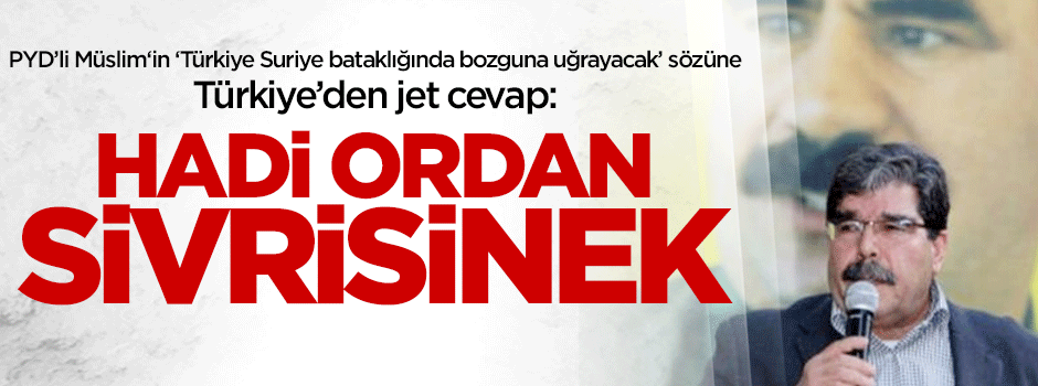 Bakan Çavuşoğlu'ndan PYD'li Müslim'e 'sivrisinek'li cevap