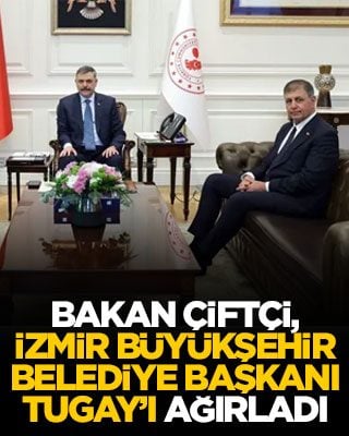 Bakan Çiftçi, İzmir Büyükşehir Belediye Başkanı Tugay’ı ağırladı