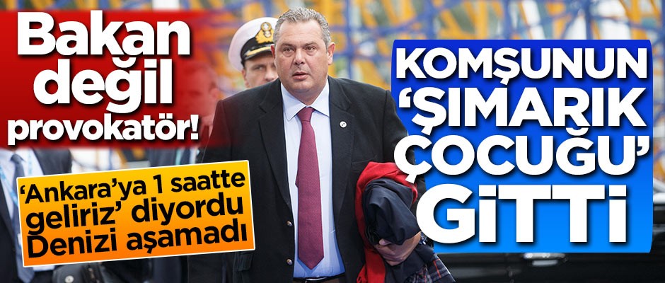 Bakan değil provokatör! Komşunun 'Şımarık Çocuğu' gitti