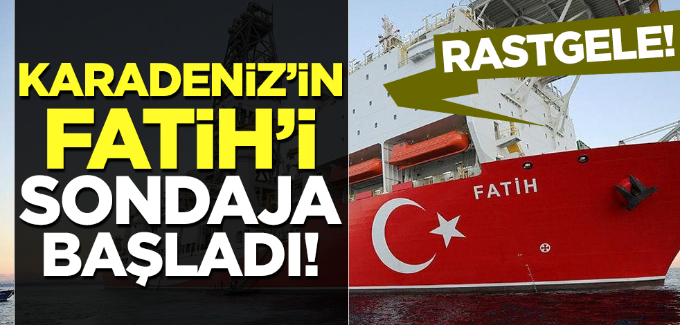 Bakan Dönmez açıkladı! 'Karadeniz'in Fatih'i sondaja başladı