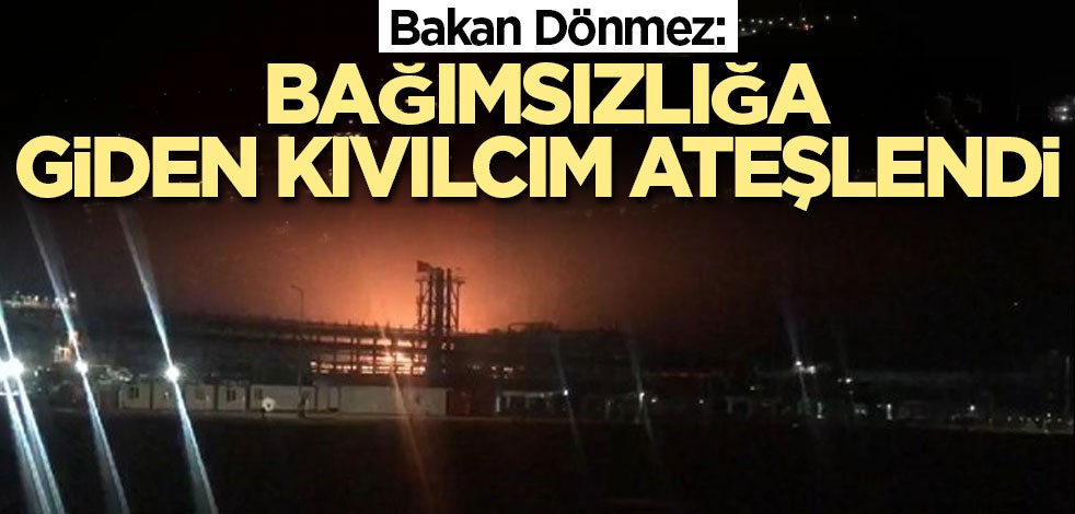 Bakan Dönmez: Bağımsızlığa giden kıvılcım ateşlendi