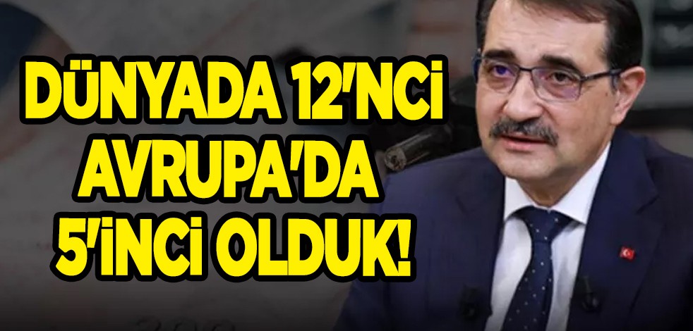 Bakan Dönmez, Karadeniz gazını bulduk, üstüne doğal gazla buluşturduk! İhracatta 6,5 milyar dolarla en yüksek...