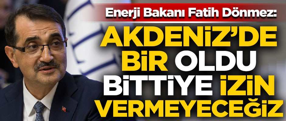Bakan Dönmez'den sert açıklama! "Akdeniz'de bir oldu bittiye izin vermeyeceğiz"