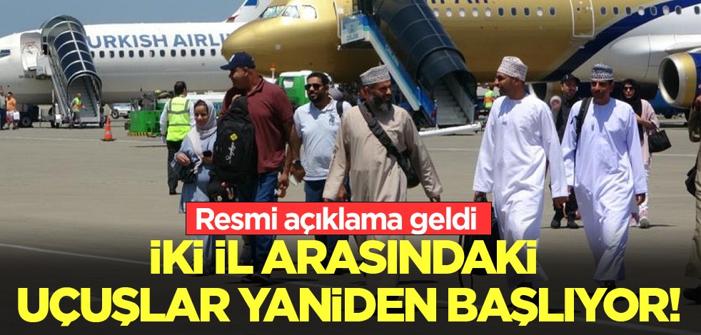 Bakan duyurdu: Kocaeli ile Trabzon arasındaki uçuşlar yeniden başlıyor
