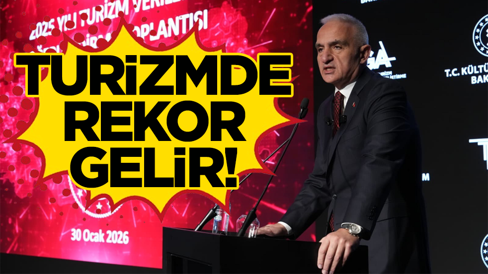 Bakan Ersoy açıkladı! Turizmde 2025 yılında rekor gelir
