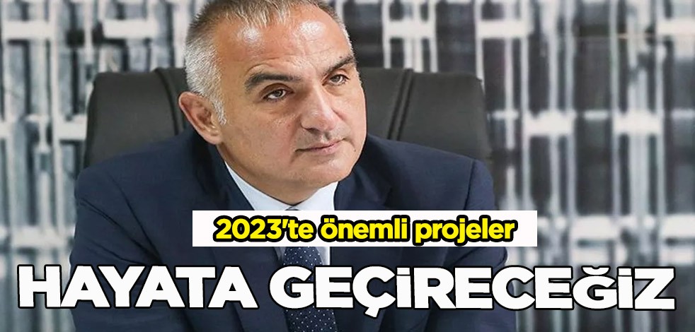 Bakan Ersoy'dan önemli açıklamalar: 2023'te dev projeleri hayata geçireceğiz! Türkiye'den müthiş hamleler