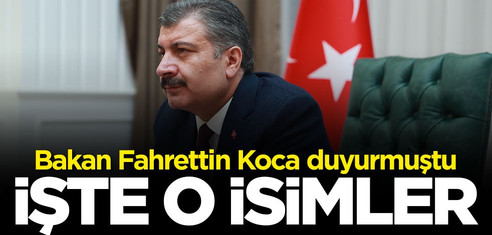 Bakan Fahrettin Koca duyurmuştu: İşte ikinci bilim kurulunda görev yapacak isimler