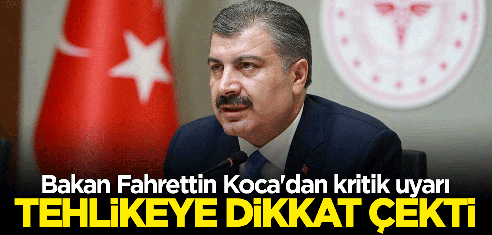 Bakan Fahrettin Koca havuz ve plajlardaki "damlacık" tehlikesine karşı uyardı