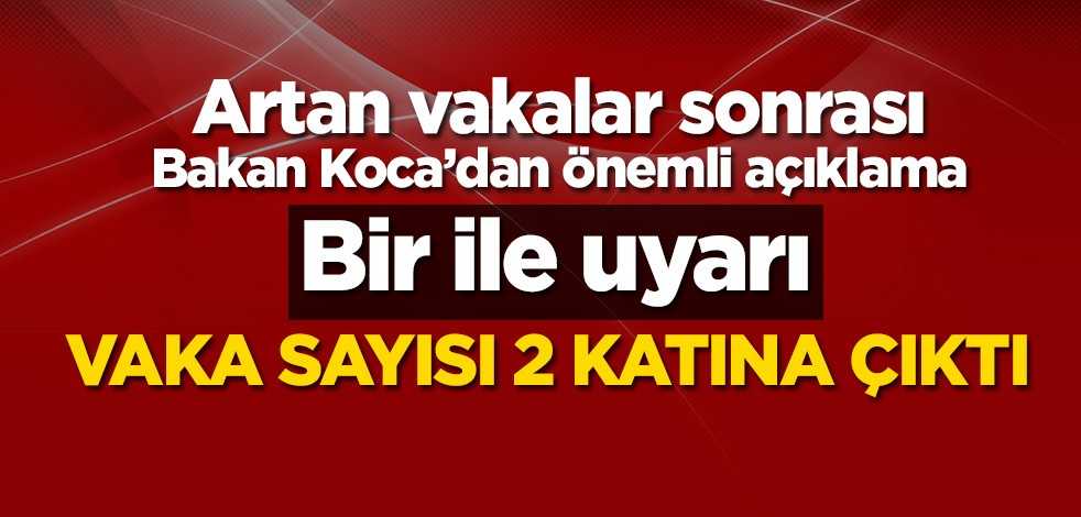 Bakan Fahrettin Koca'dan önemli açıklamalar