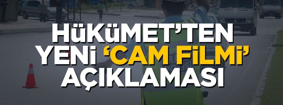 Bakan Faruk Özlü'den yeni 'cam filmi' açıklaması