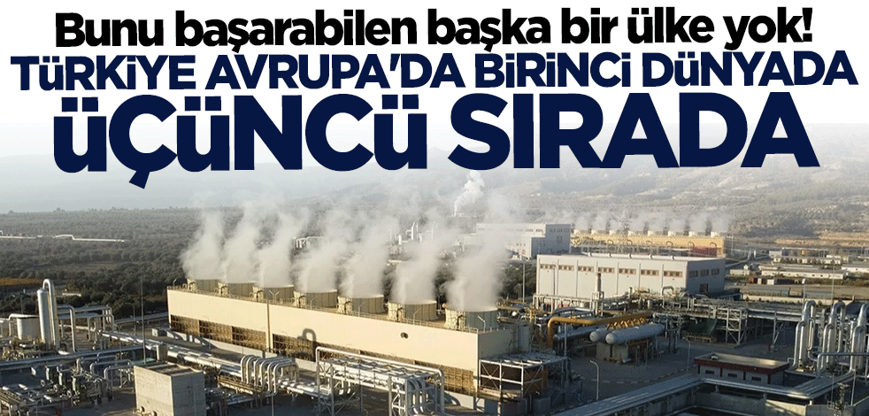 Bakan Fatih Dönmez: Dünyada bunu başarabilen başka bir ülke yok!
