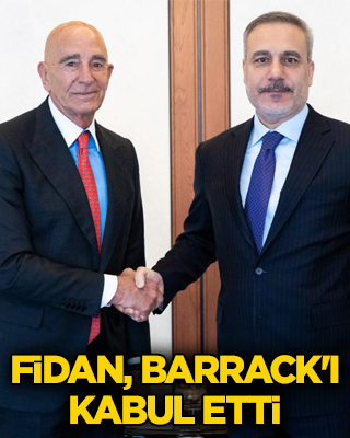 Bakan Fidan, ABD'nin Ankara Büyükelçisi Barrack'ı kabul etti