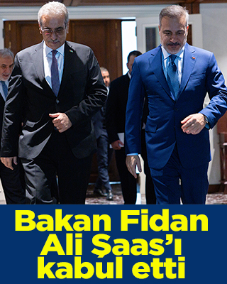Bakan Fidan Ali Şaas’ı kabul etti