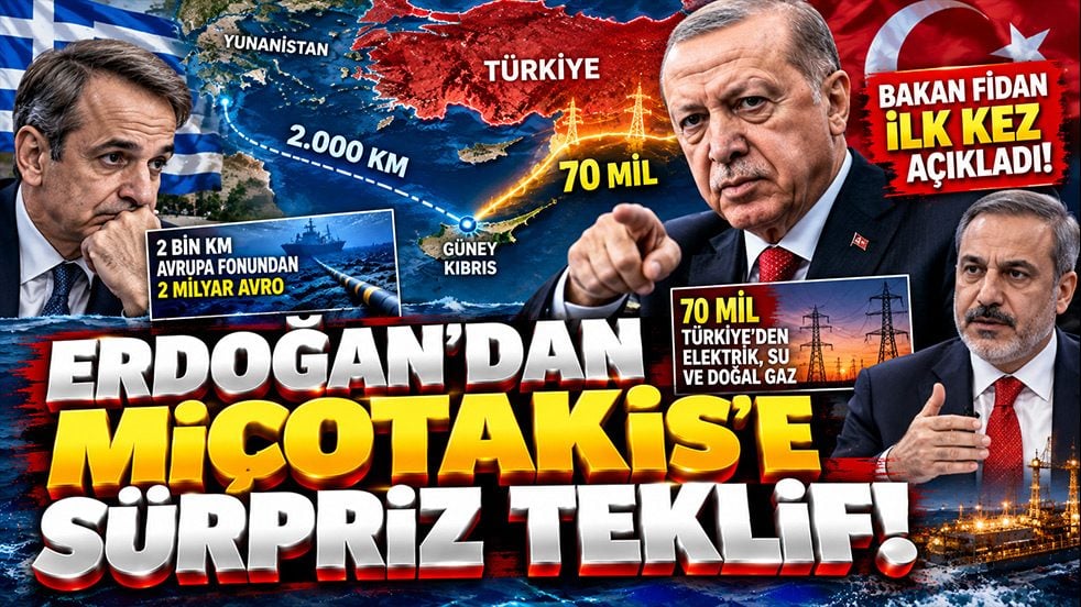 Bakan Fidan ilk kez açıkladı! Cumhurbaşkanı Erdoğan'dan Miçotakis'e sürpriz teklif