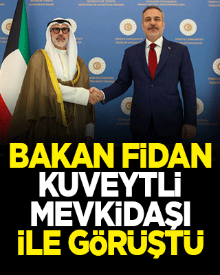 Bakan Fidan, Kuveytli mevkidaşı Sabah ile görüştü
