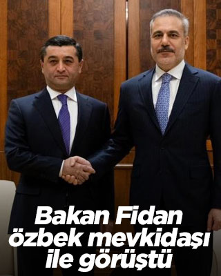 Bakan Fidan Özbek mevkidaşı ile görüştü