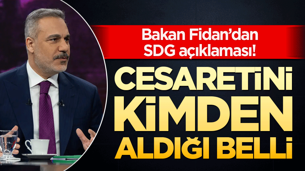 Bakan Fidan’dan SDG açıklaması! İsrail vurgusu dikkat çekti