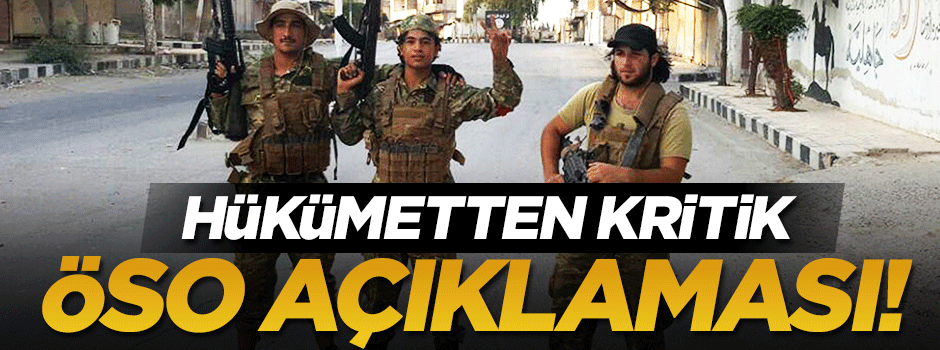Bakan Fikri Işık'tan kritik ÖSO açıklaması