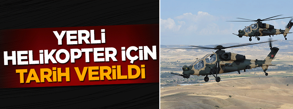 Bakan Fikri Işık'tan yerli helikopter müjdesi
