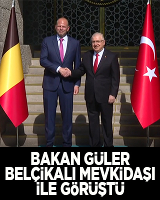 Bakan Güler, Belçikalı mevkidaşı Francken ile görüştü