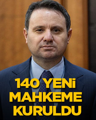 Bakan Gürlek duyurdu: 140 yeni mahkeme kuruldu