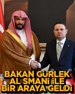 Bakan Gürlek, Suudi mevkidaşı Al Smani ile bir araya geldi