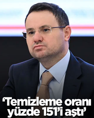 Bakan Gürlek: Temizleme oranı yüzde 151’i aştı