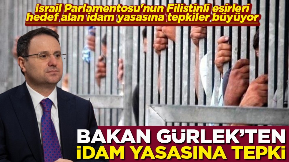 Bakan Gürlek'ten idam yasasına tepki