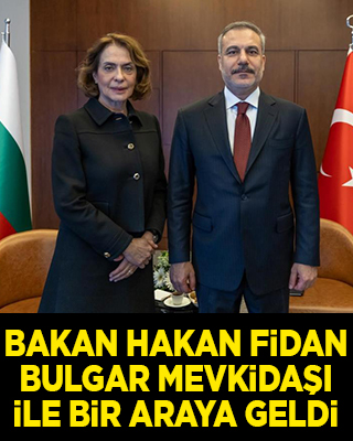 Bakan Hakan Fidan, Bulgar mevkidaşı Neynski ile bir araya geldi